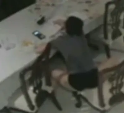 Horny girl humping the chair (Hidden Cam) cover image