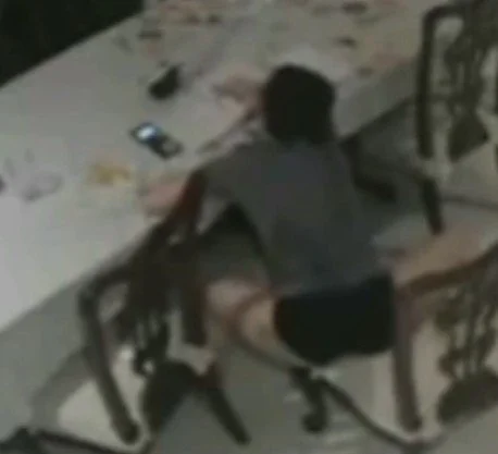 Horny girl humping the chair (Hidden Cam) main image