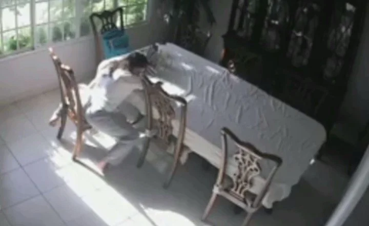 Horny girl humping the chair (Hidden Cam) image 2
