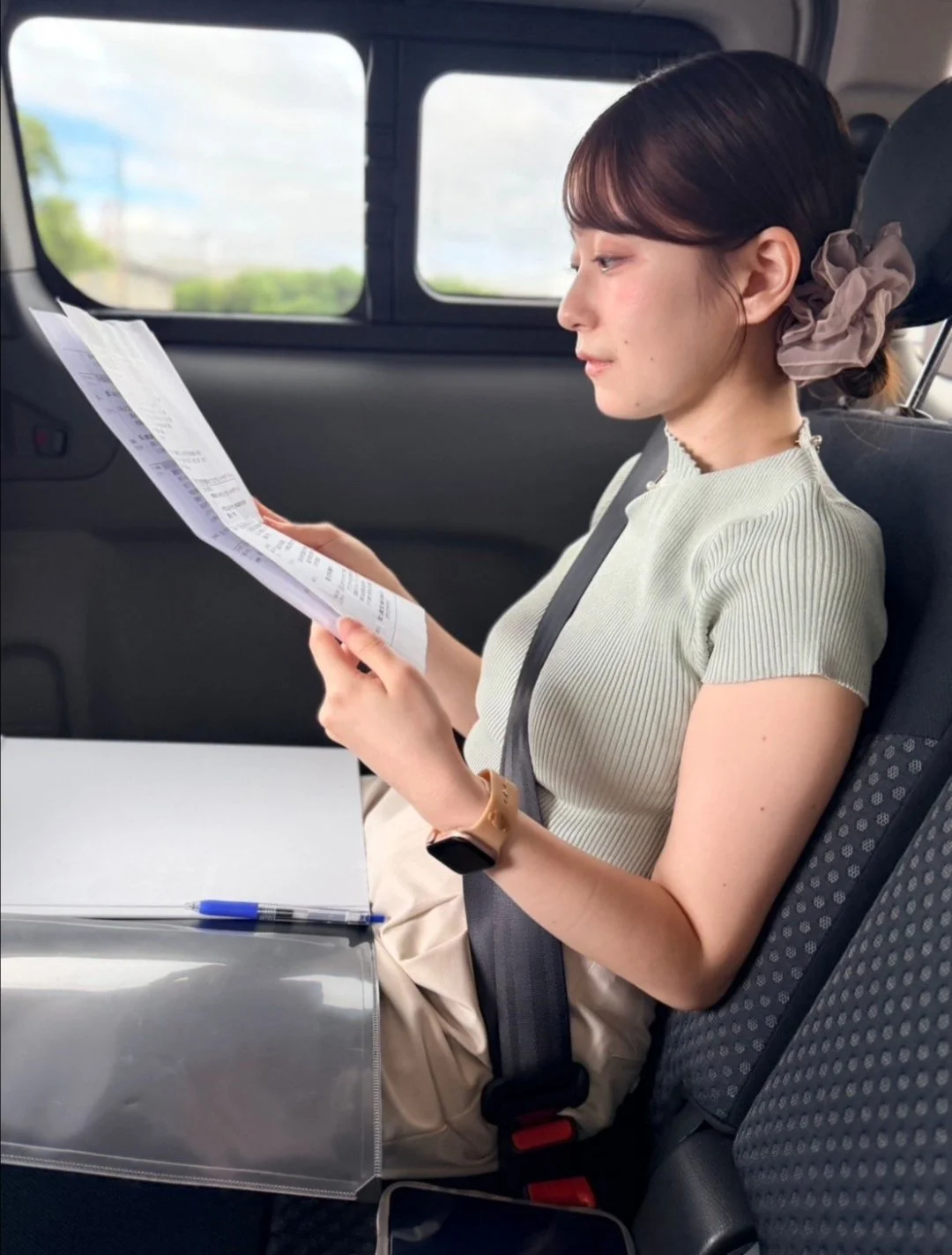 🔚Japanese　顔抜き　アナウンサー　渡辺舞音　ソフトエロ　一発やりたい image 28