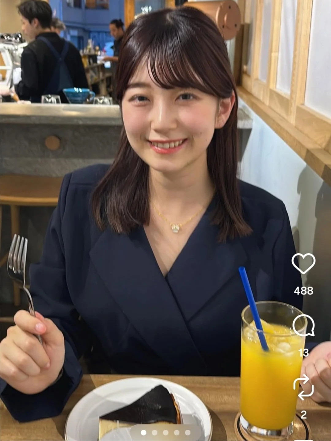 🔚Japanese　顔抜き　アナウンサー　渡辺舞音　ソフトエロ　一発やりたい image 8