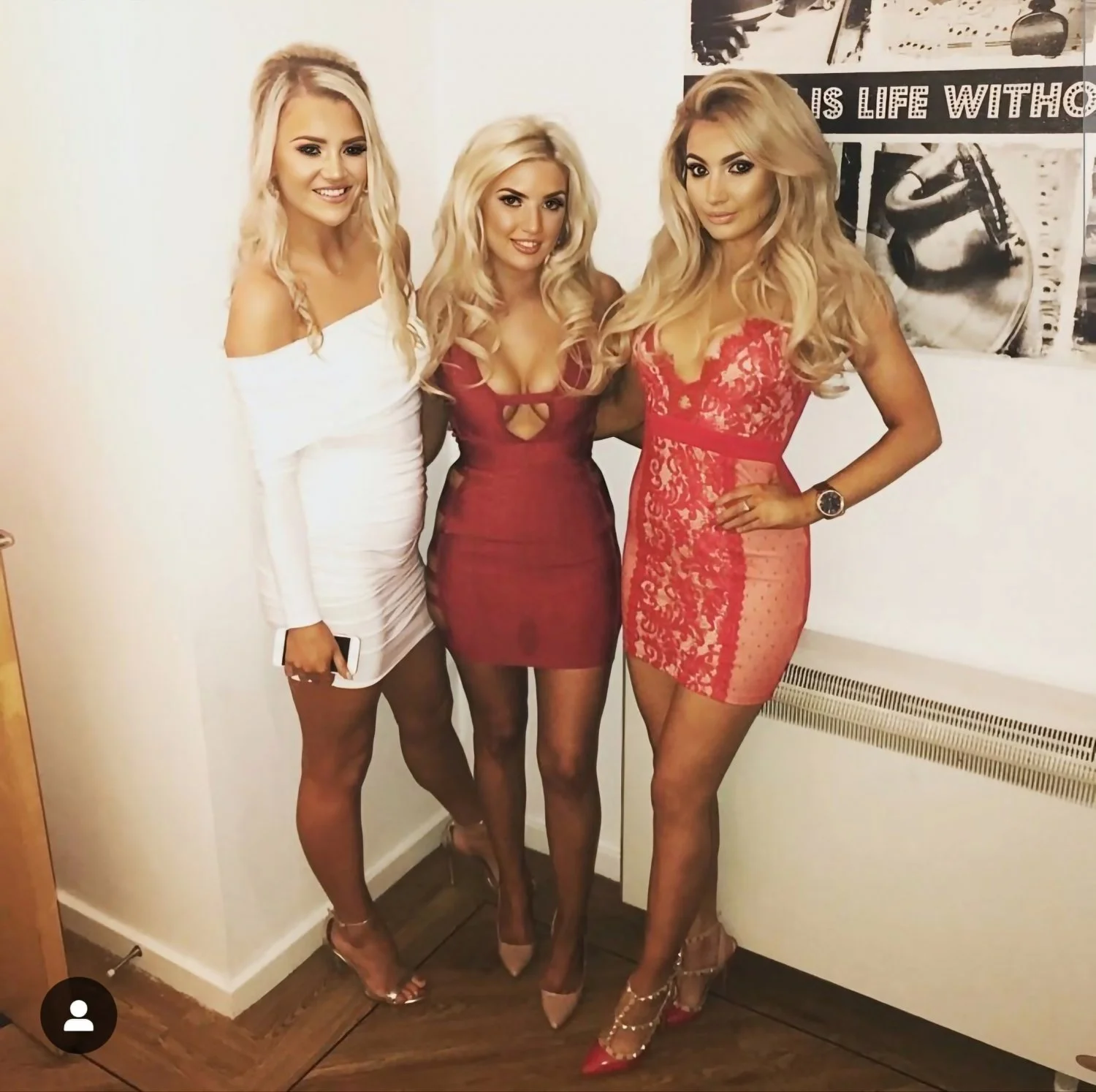 Blonde Scottish Chav Slut with her plastic tits image 28