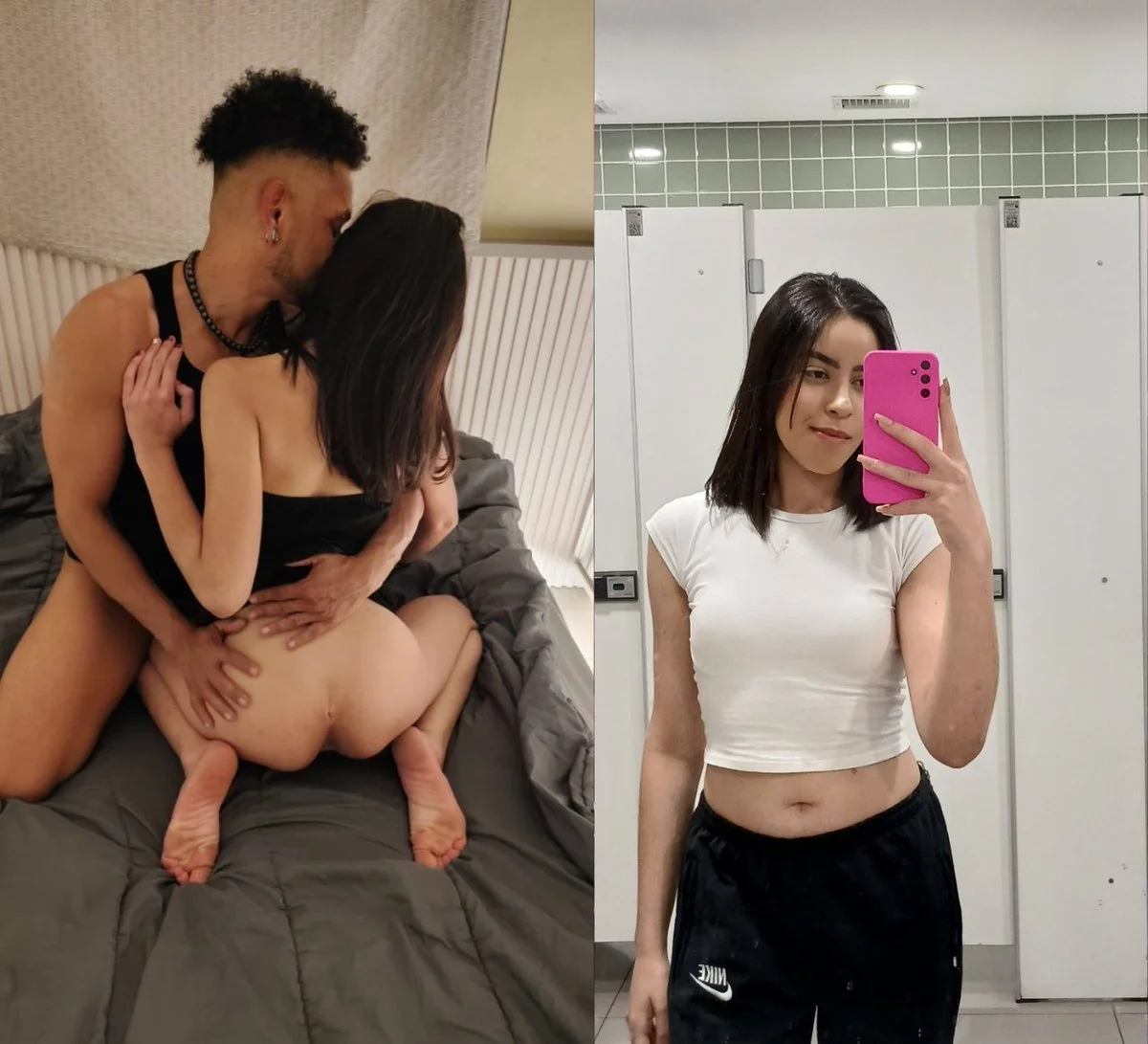 Liberou a namoradinha novinha e ainda gravou o negão comendo gostoso image 2