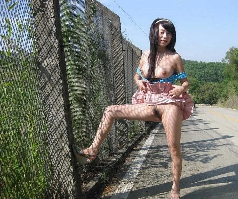 Asians Girls Displaying Their Erotic Charm Outdoors image 8