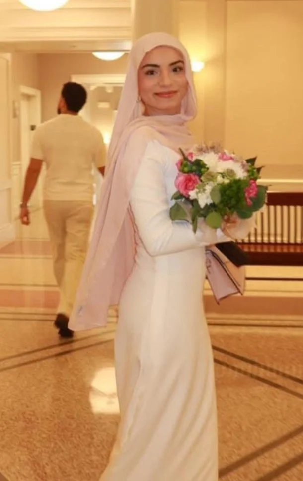 Cute newly college grad Muslim bitch fucks herself with a cucumber wishing it was a dick main image