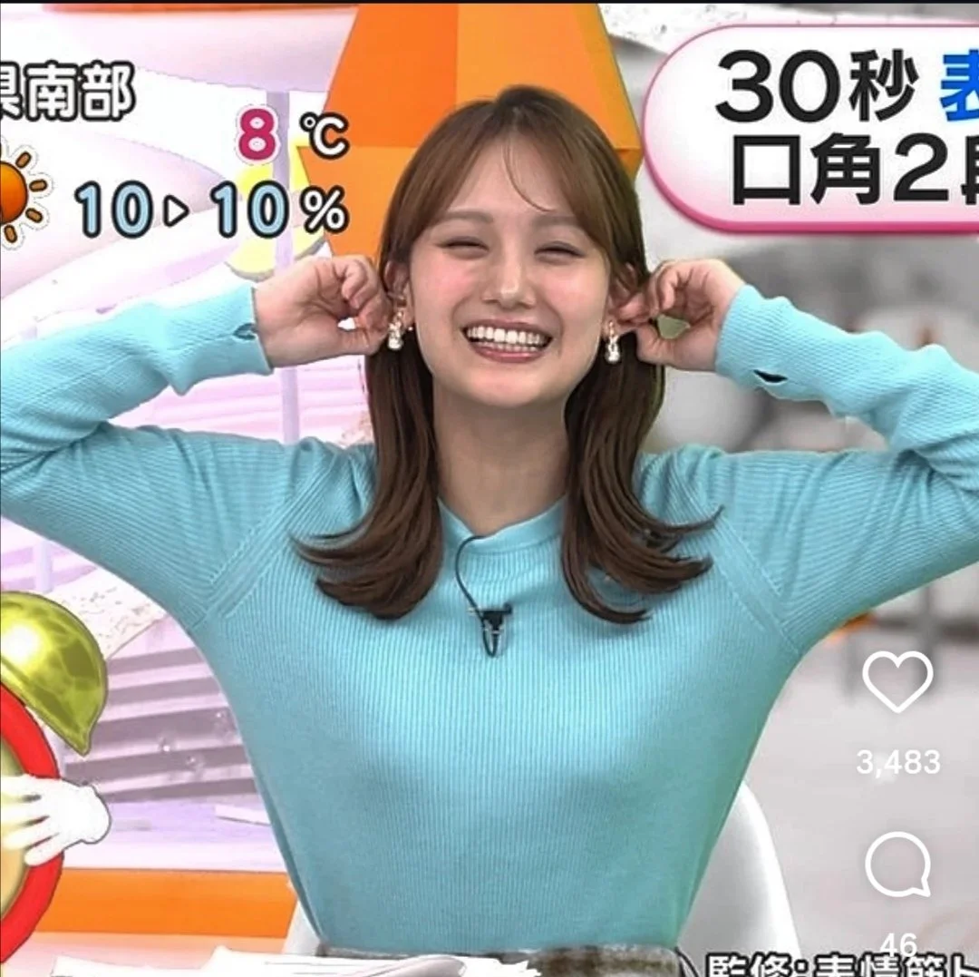 🔚Japanese　顔抜き　アナウンサー　井上清華　ソフトエロ　一発やりたい image 16