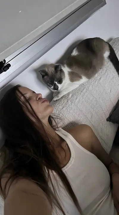 I make deals, but my cat makes everything feel right cover image