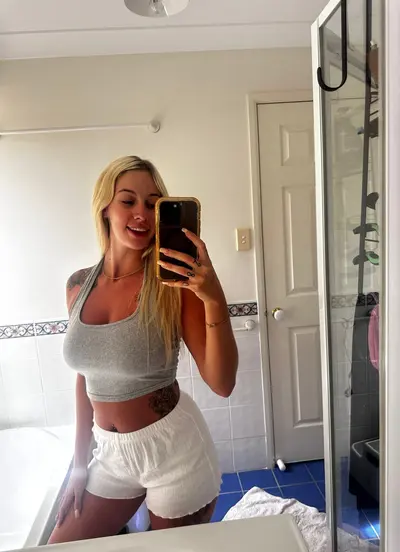 This slut blonde is craving some cock cover image