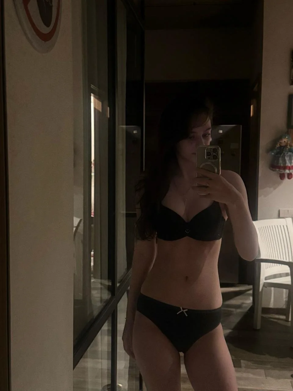 Cute innocent white girl shows off tits image 14