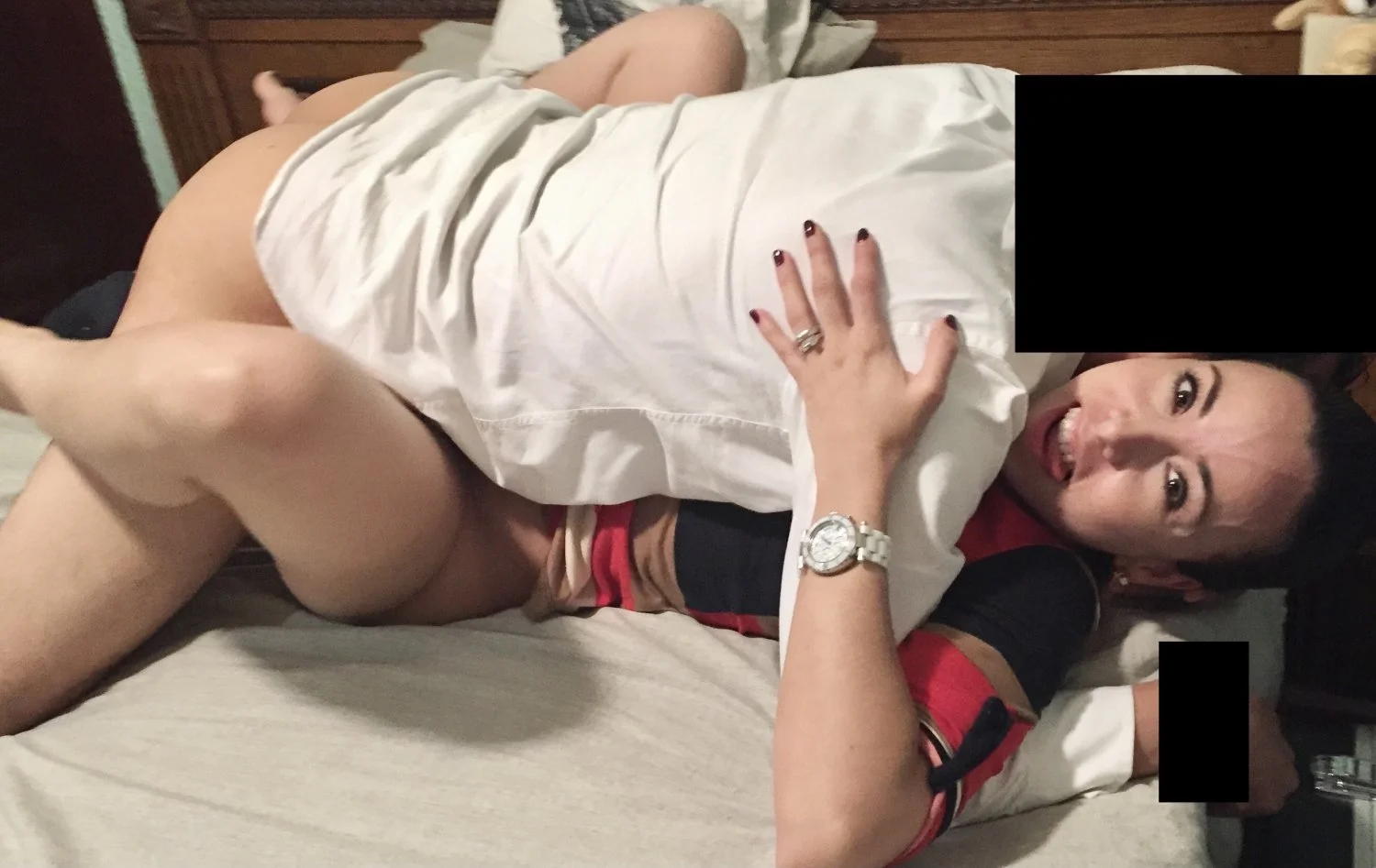Repost this Latina Slut Wife fucking in front of husband - DanielleHw image 35