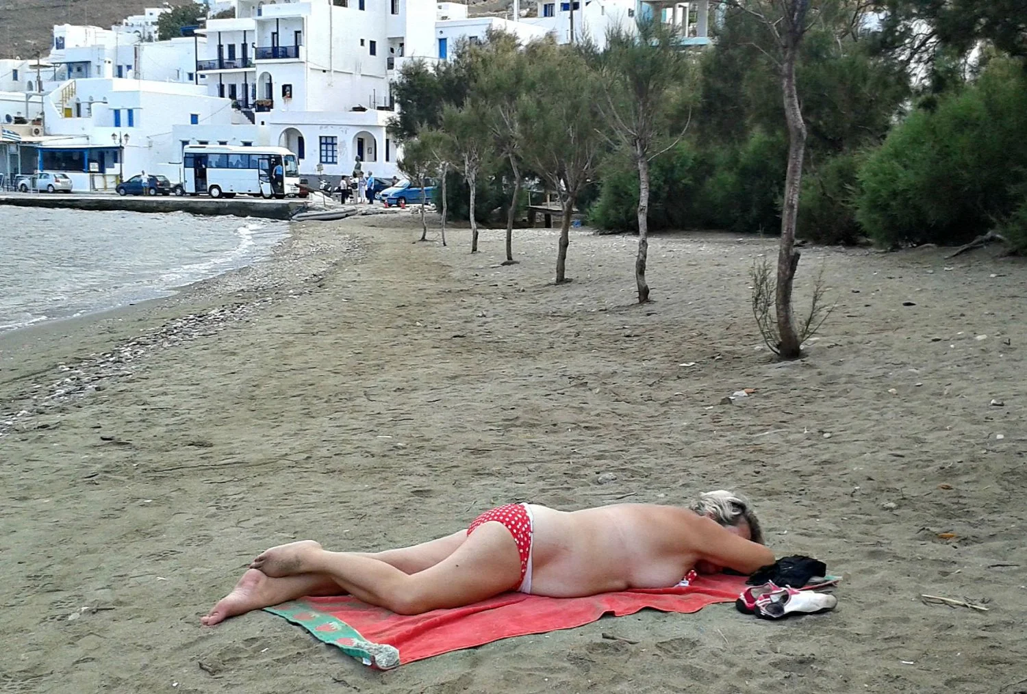 My fat and flabby thick mature body on public display main image