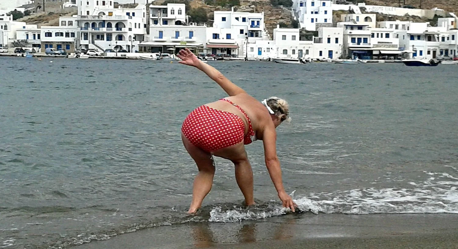 My fat and flabby thick mature body on public display image 12