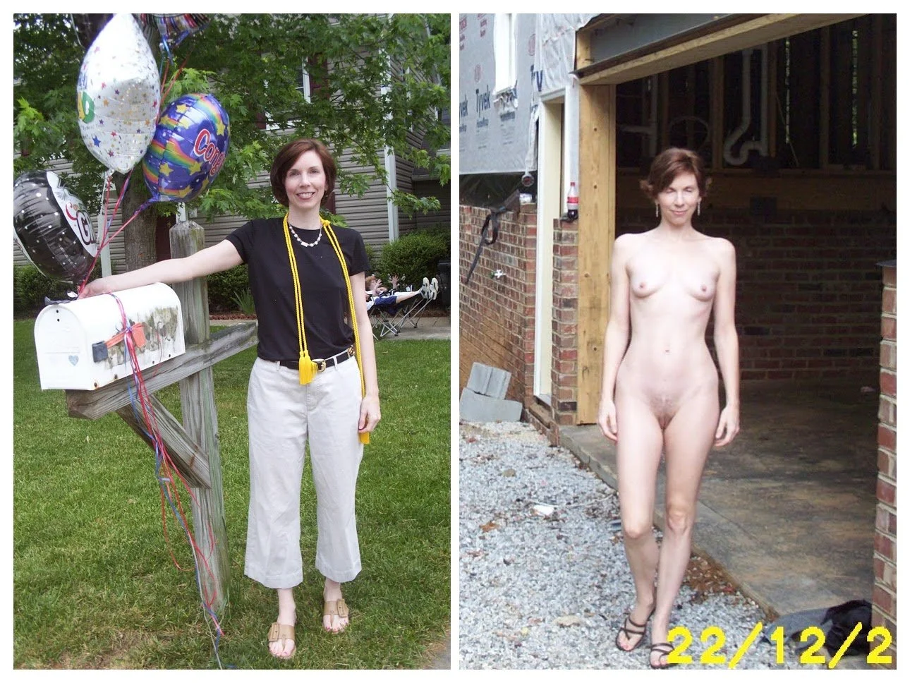 Dressed-Not Dressed Real Teacher & Cheating Slut image 7