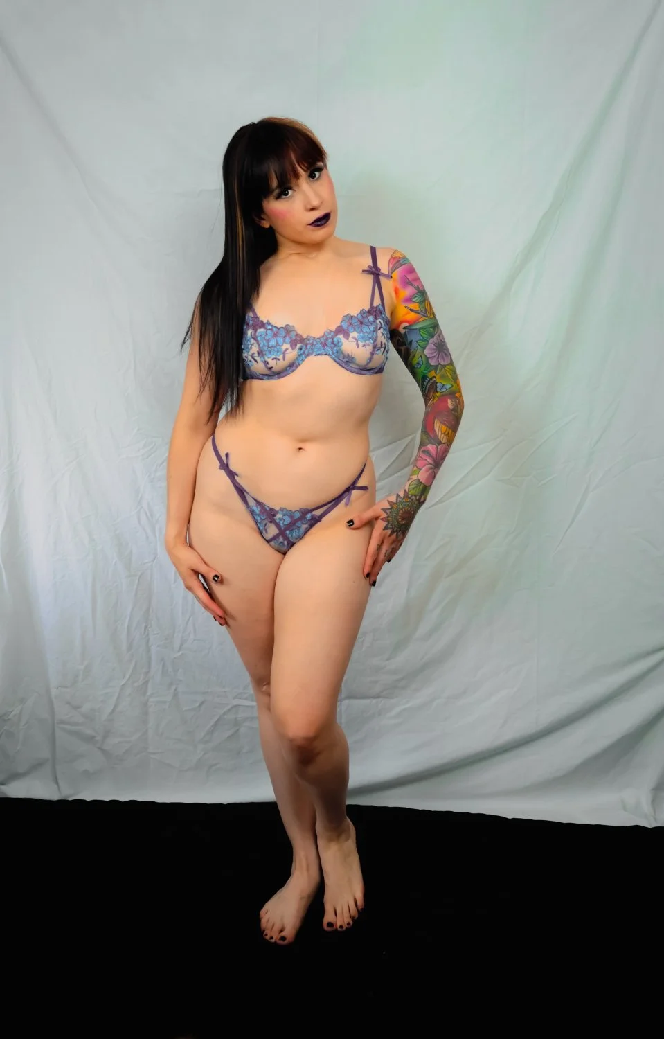 Sunfyretv blue lingerie image 7