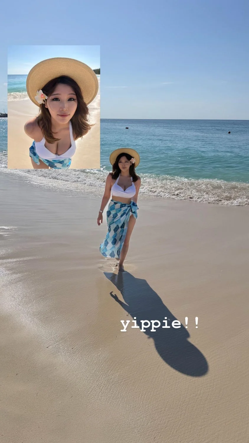 Hyoon at the beach main image