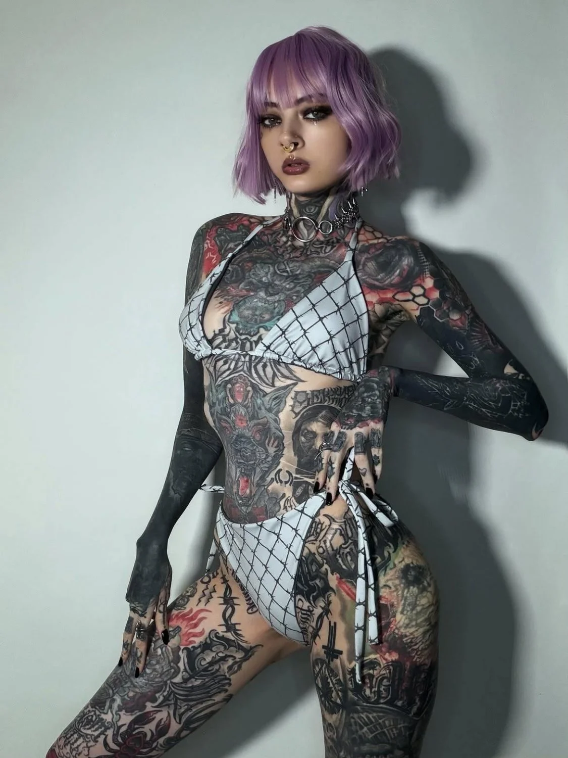 Gorgeous Heavily Tattooed Babe SFW 😇🙏 image 13