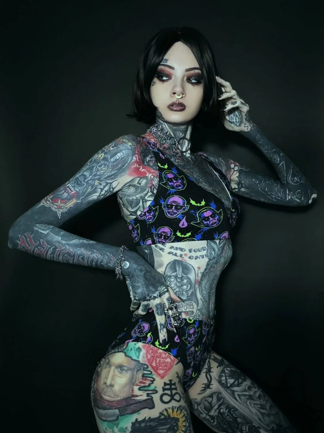 Gorgeous Heavily Tattooed Babe SFW 😇🙏 image 20