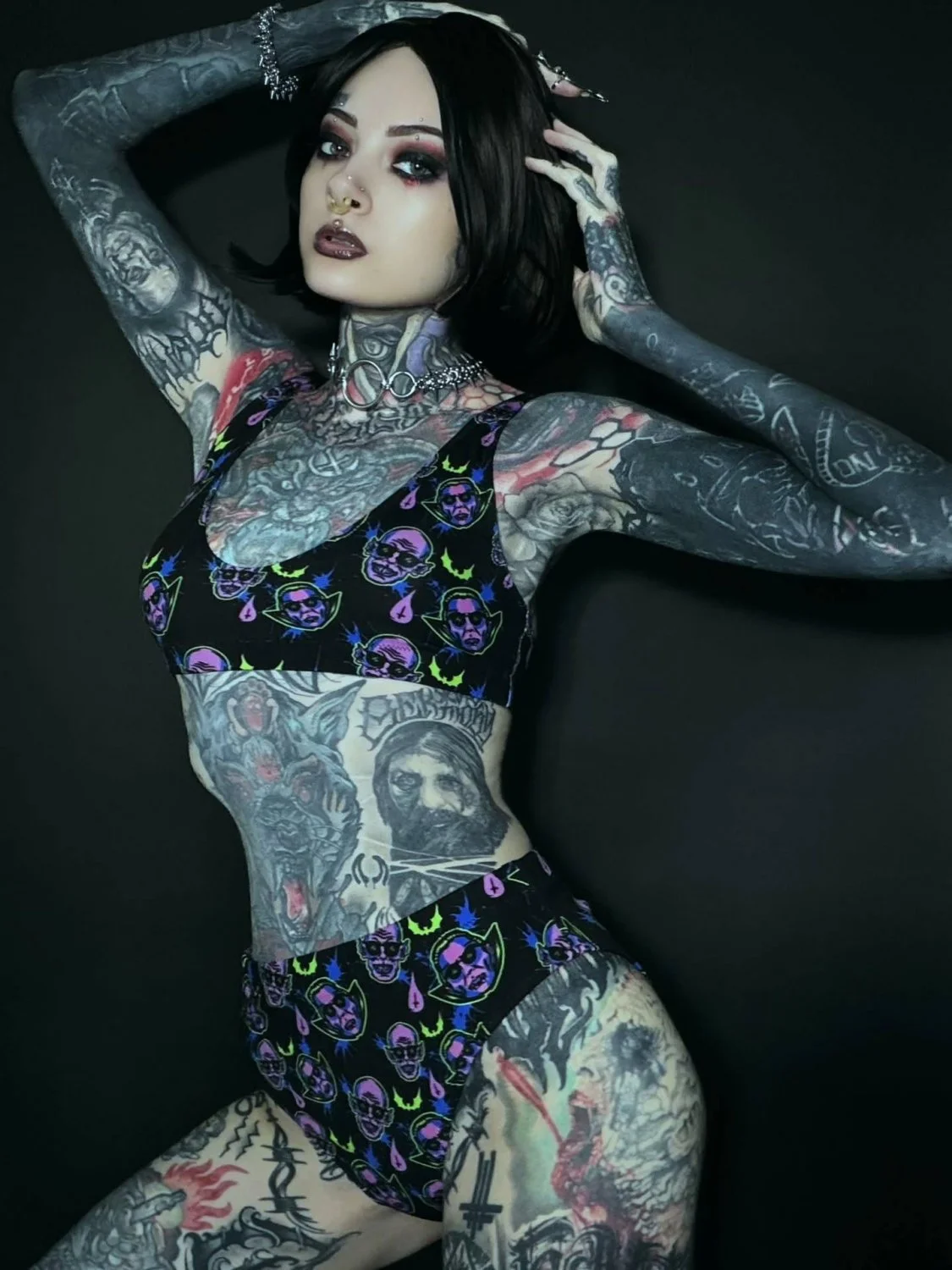 Gorgeous Heavily Tattooed Babe SFW 😇🙏 image 25