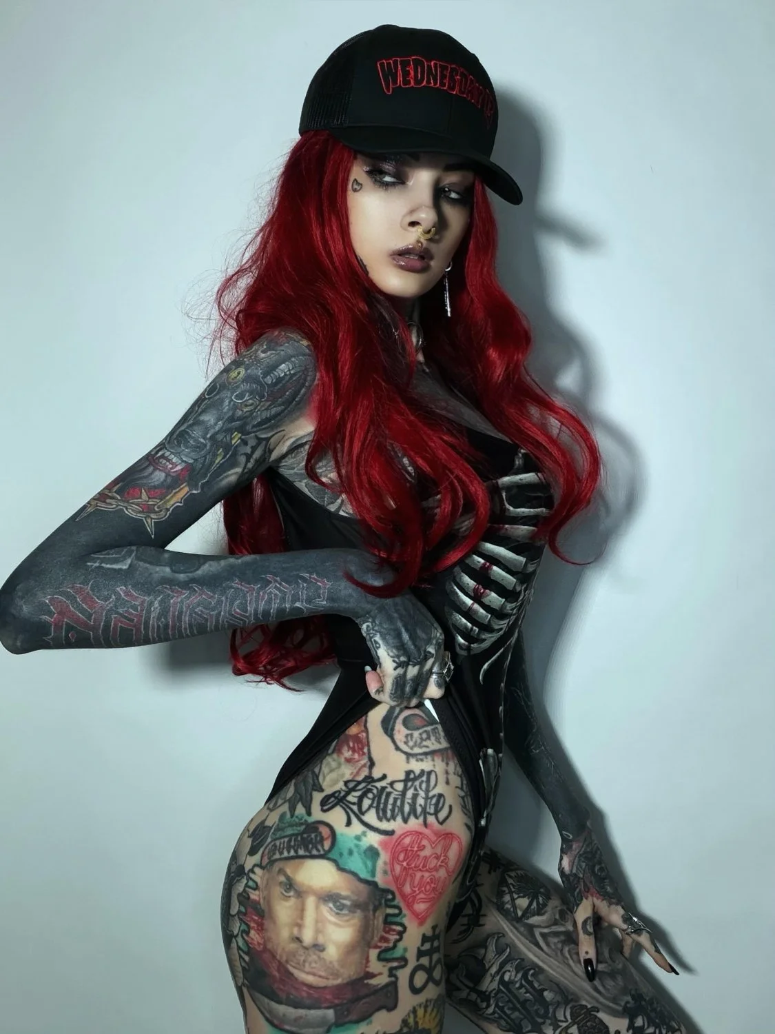 Gorgeous Heavily Tattooed Babe SFW 😇🙏 image 26