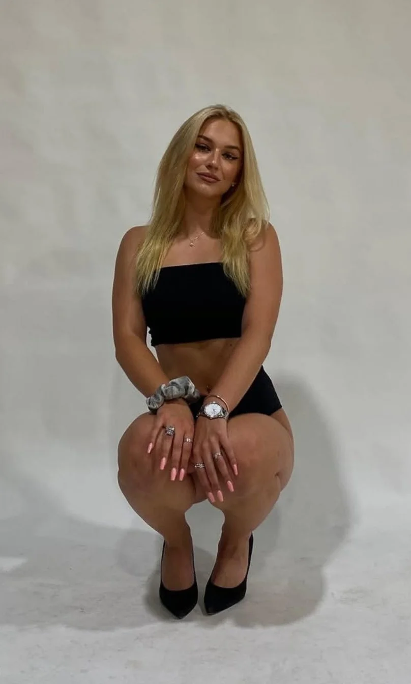 Shameless blonde teen slut Lana naked image 6