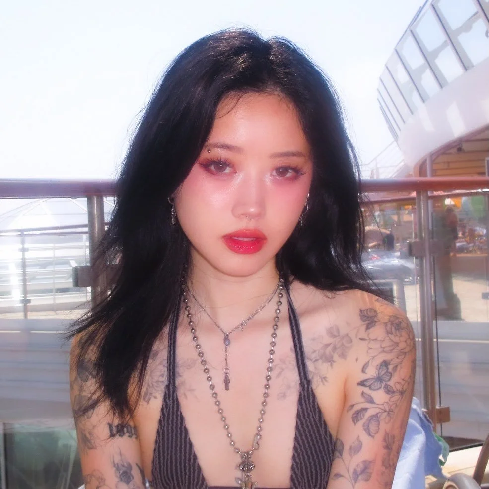 Tatted Asian Slut Kimmi Plays With Her Pussy main image