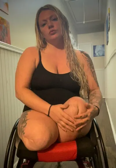 Fun with a legless amputee girl cover image