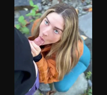 outdoor blowjob and doggystyle in the forest main image