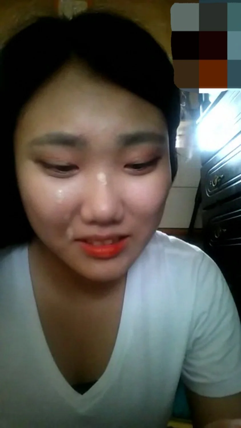 Korean slut ex video call image 5