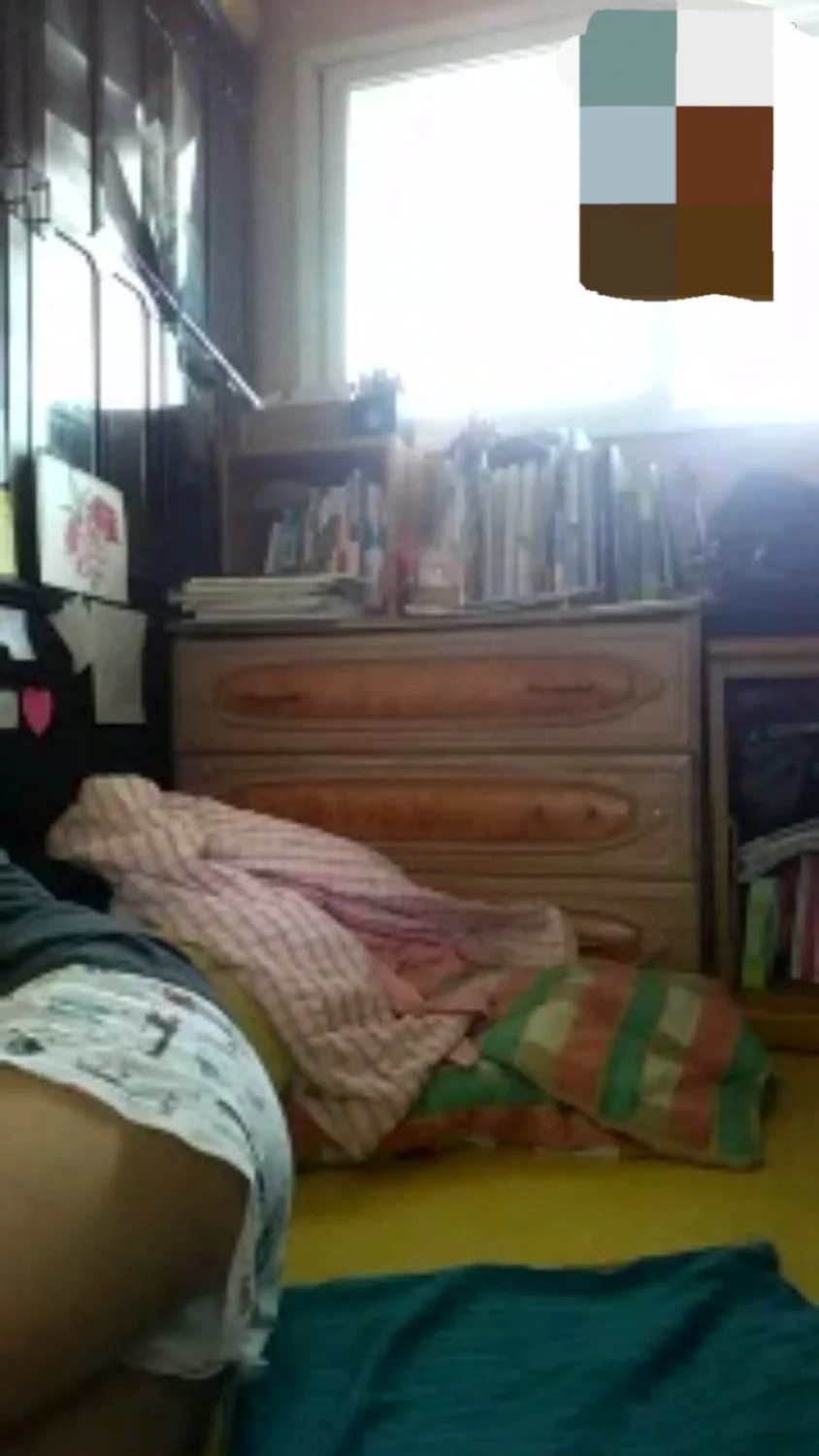 Korean slut ex video call image 6