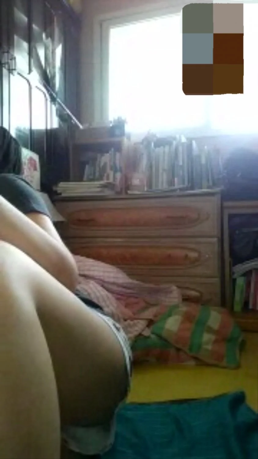 Korean slut ex video call image 7