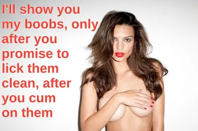 Emily Ratajkowski wants you to promise - CEI captions cover image