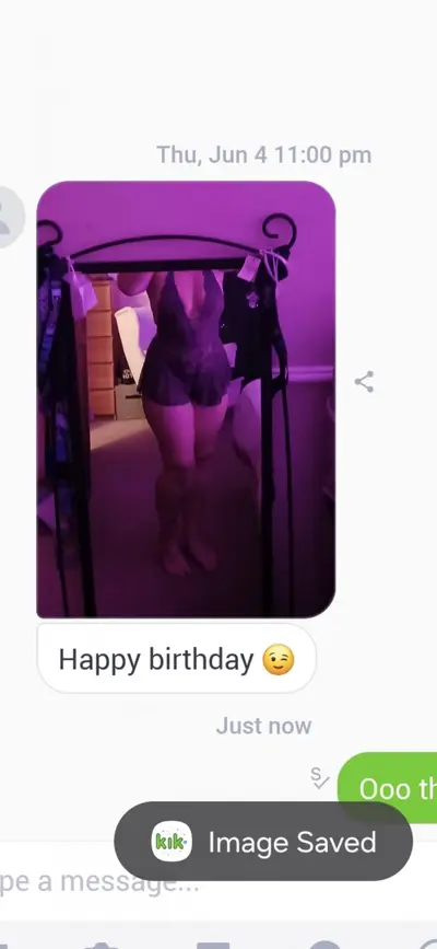 Happy birthday gift i got off british uk kik slut cover image