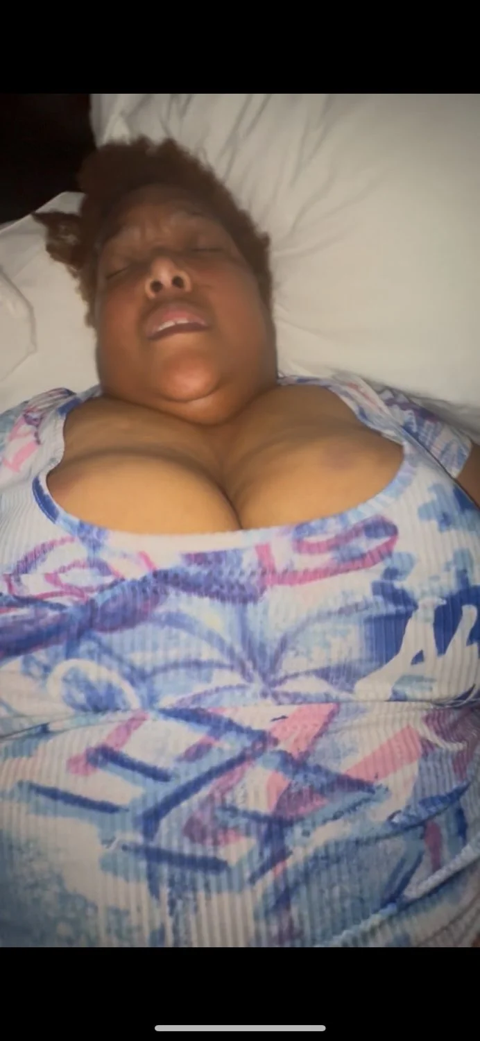 Grandmas huge black tits image 2