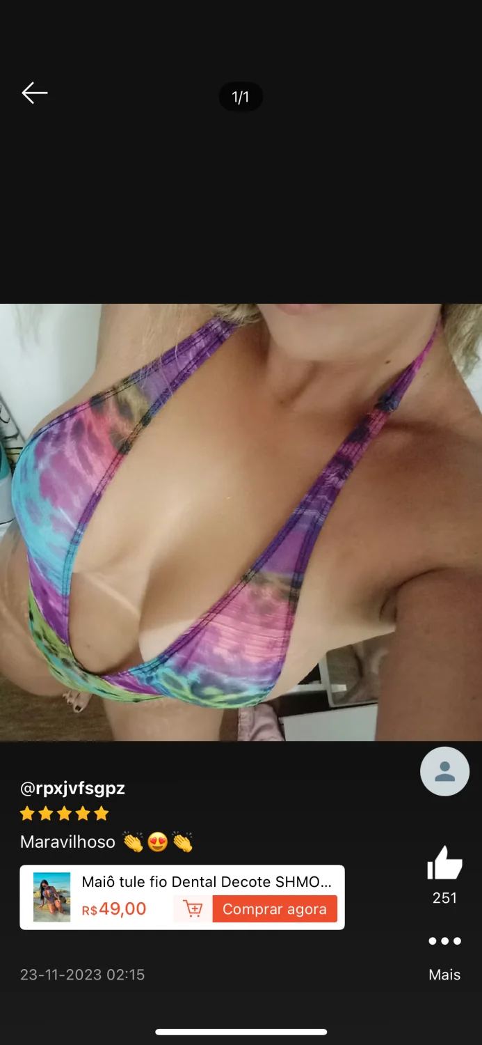 mais gostosas nas avaliações da shopee image 2