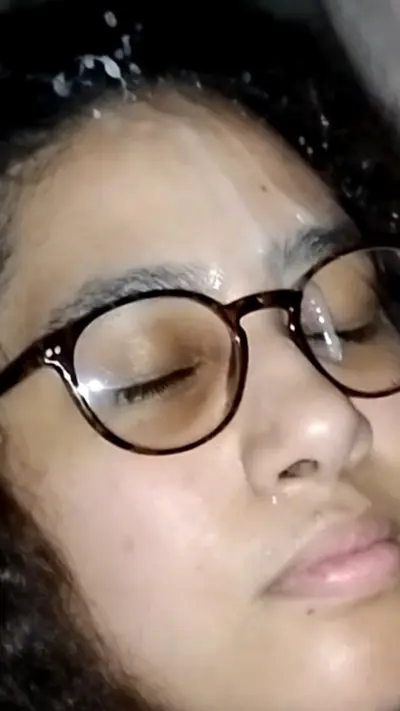 Facial pregnant mom drenched in cum all over hair and glasses massive balls emptied on afro latina cover image