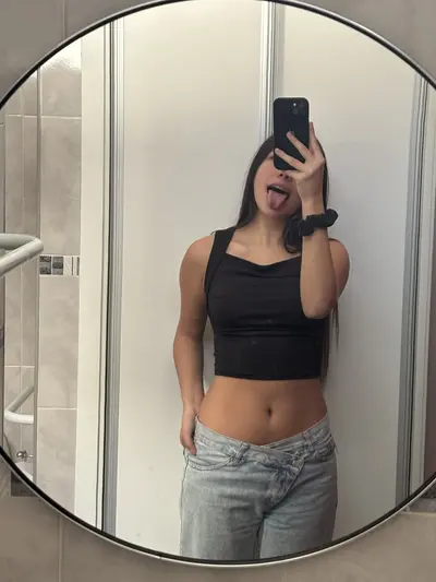 Barely legal teen with braces and a fat ass cover image