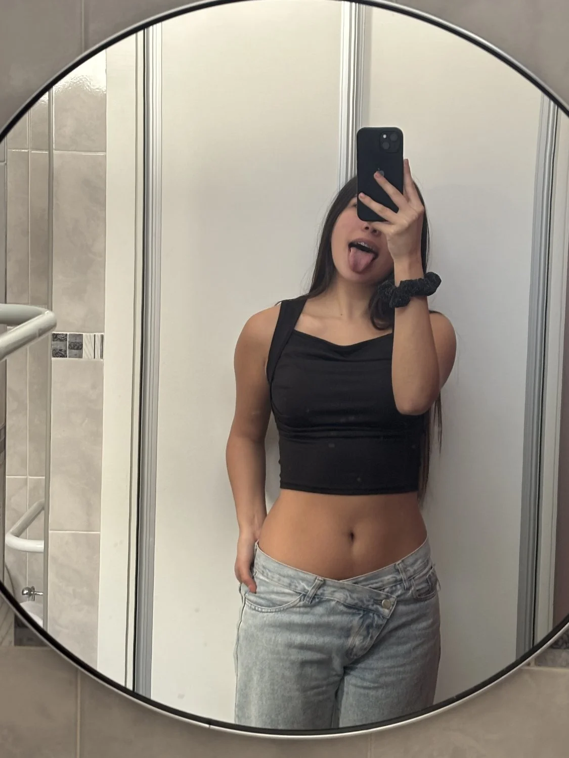Barely legal teen with braces and a fat ass main image