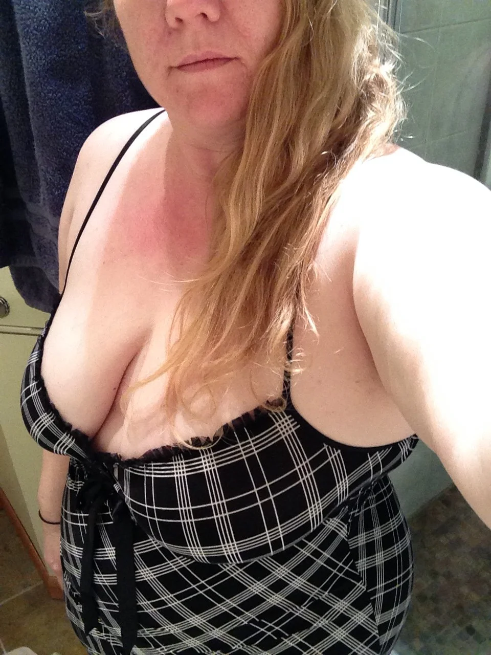 BBW Big Tit Wife In Lingerie image 14