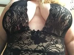 BBW Big Tit Wife In Lingerie image 6