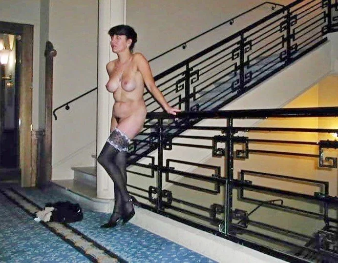 Nude Women at Hotel Hallways image 21