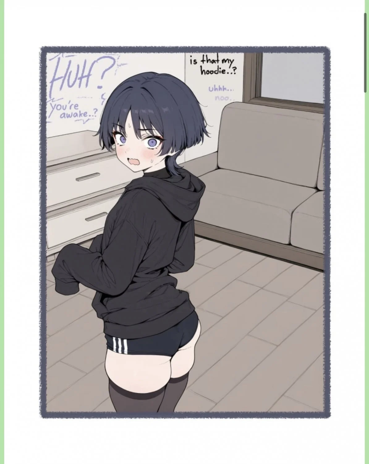 the hoodie thief." main image