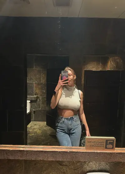 Love making my nipples hard for daddy cover image