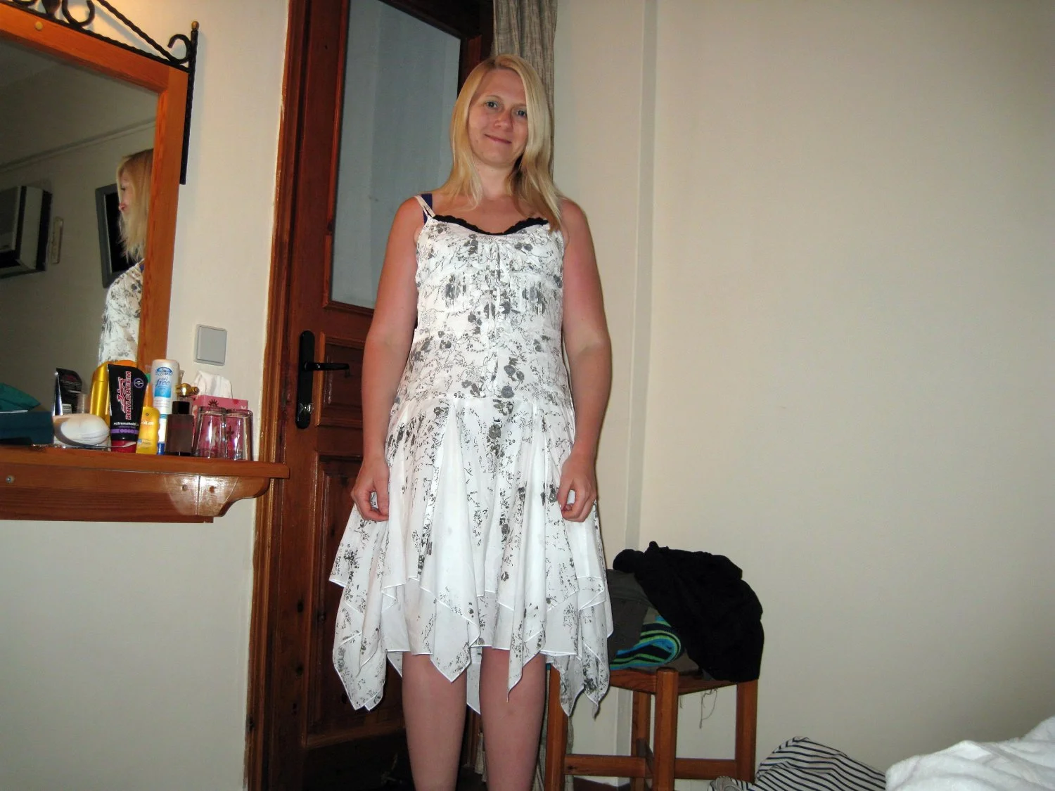 Stacey - Blue Satin image 2