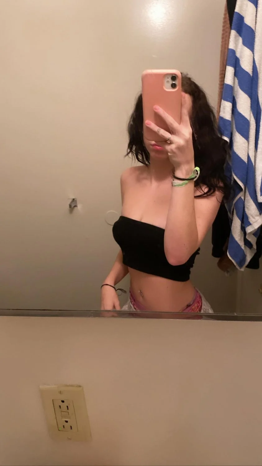 Petite Brunette Legal Teen Showing Off & Jilling image 4