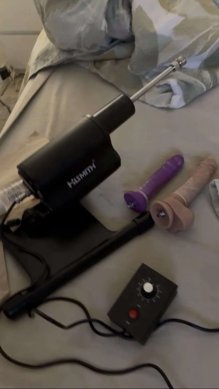 Real czech teacher Tereza used fucking machine image 4