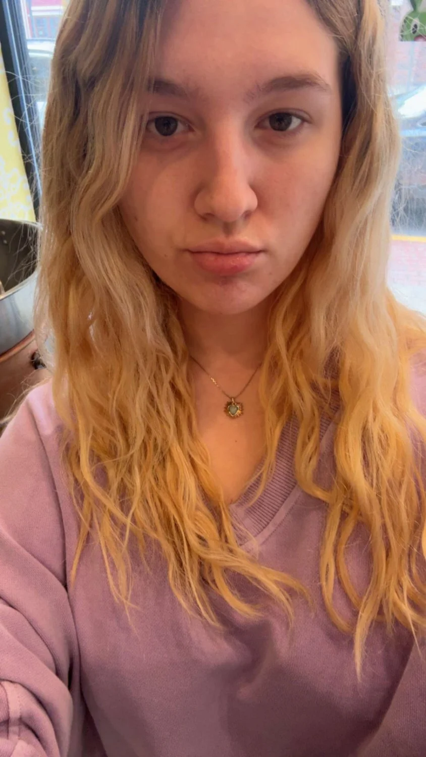 Dumb teen webslut wants to be famous online. Repost and share her around. image 2