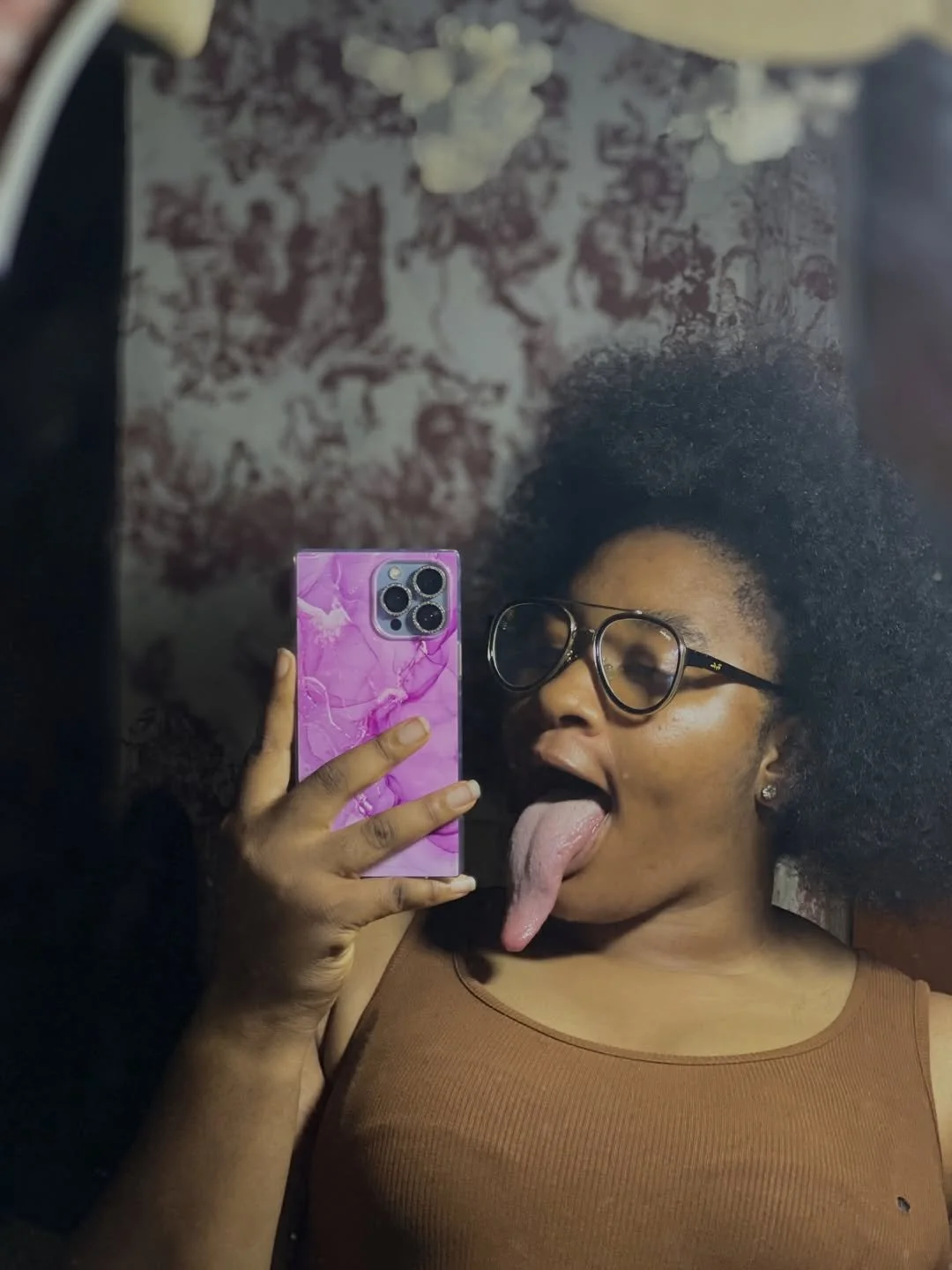 African Ahegao Babe image 10
