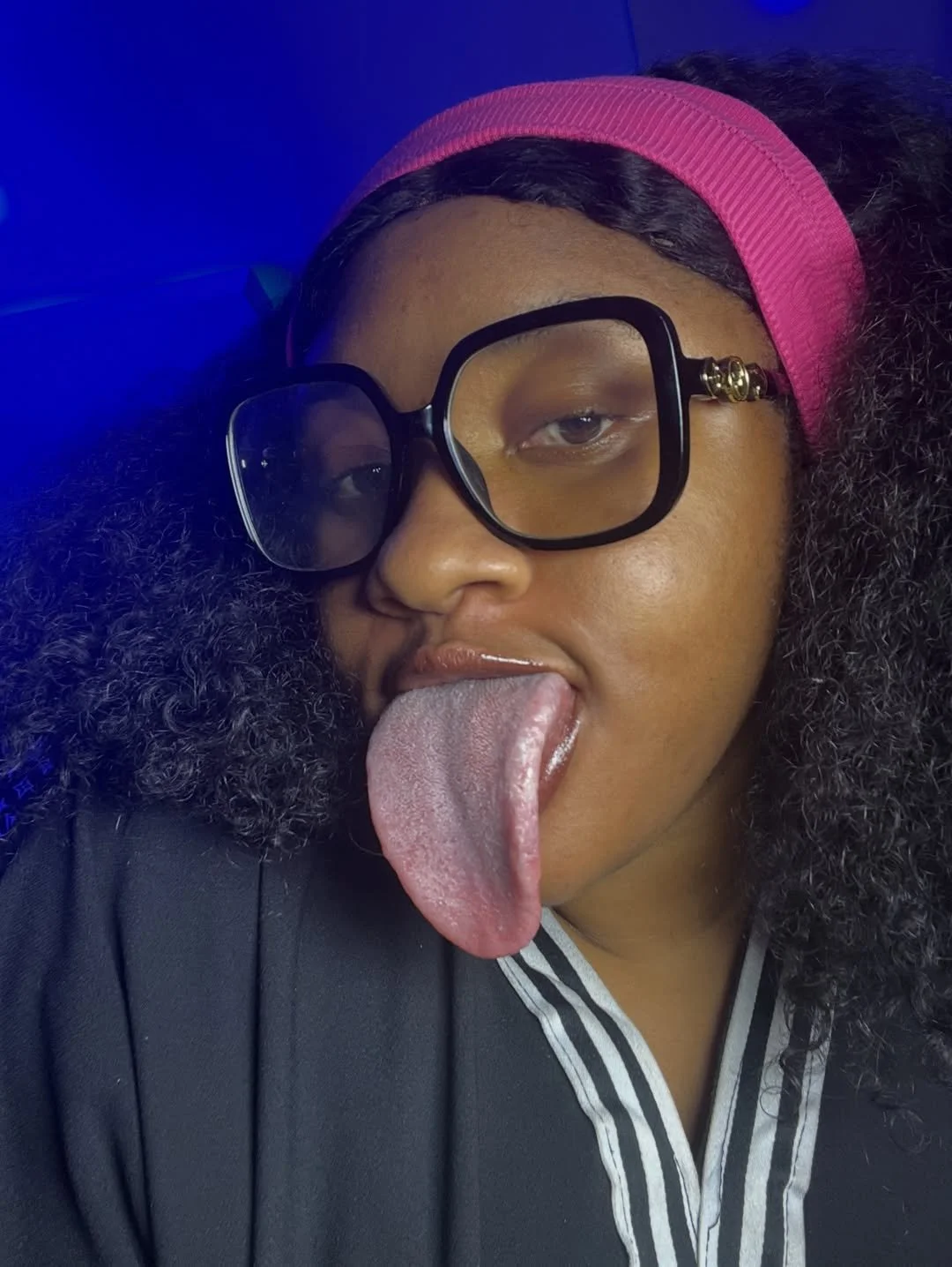 African Ahegao Babe image 5