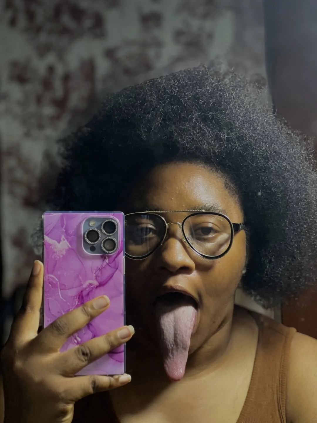 African Ahegao Babe image 8