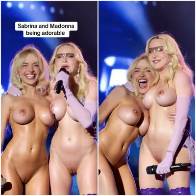 Special - Sabrina Carpenter and Madonna naked and singing together at Coachella 2026, AI XXX cover image